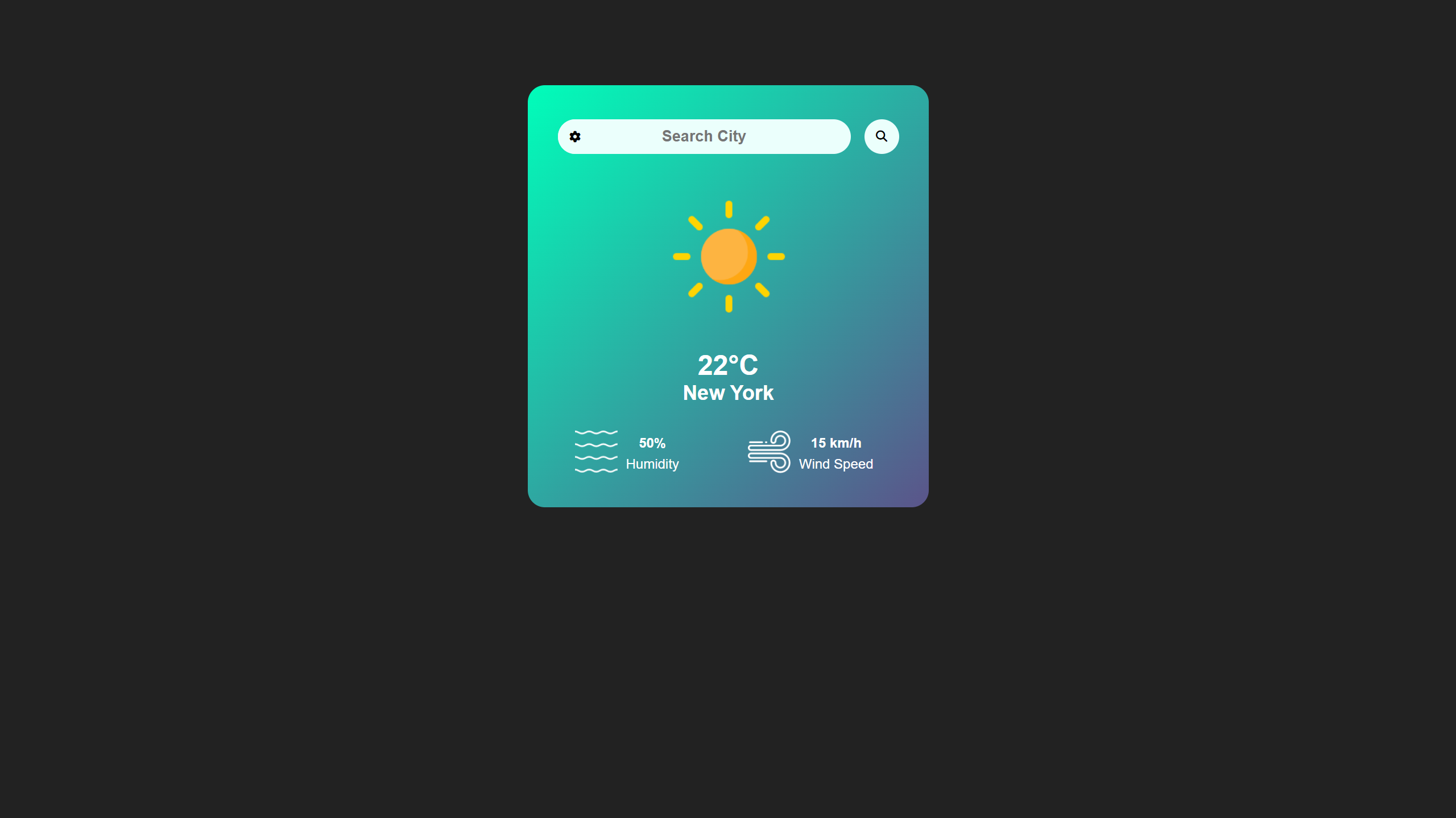 weather app